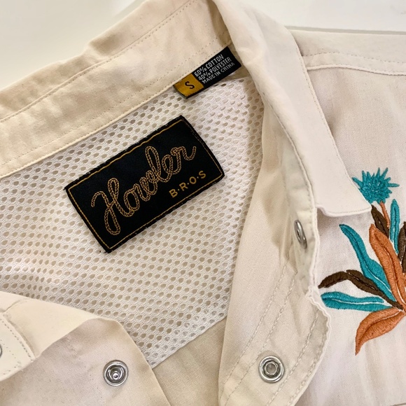 Howler Brothers Gaucho Pure Agave Snapshirt Men's Size Small - Picture 3 of 9